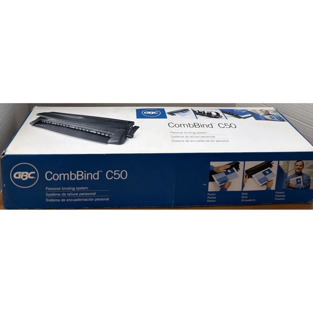 GBC CombBind C50 Binding System for Classroom, Home & Work, Office 90 Sheet Cap